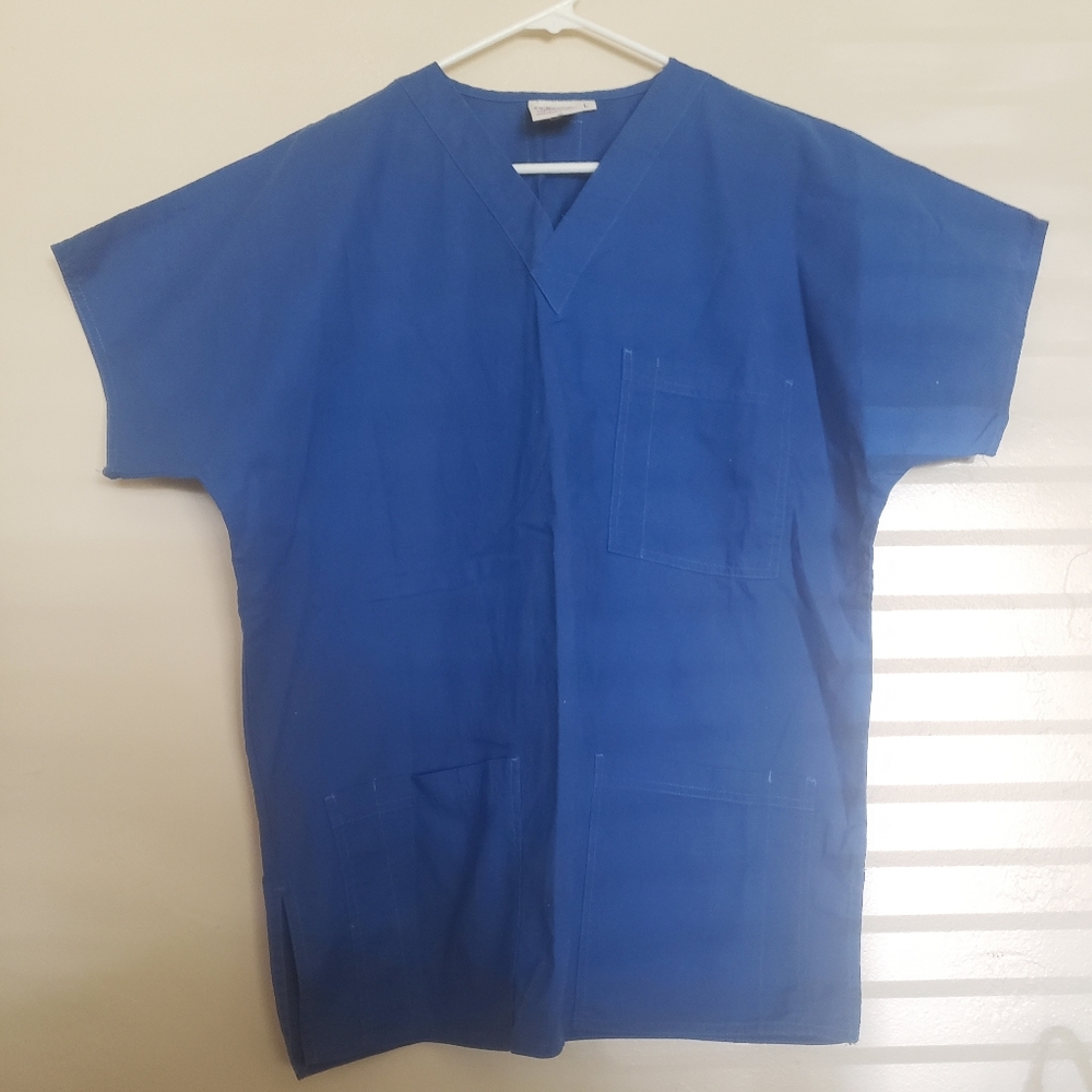 Blue Scrub Top
